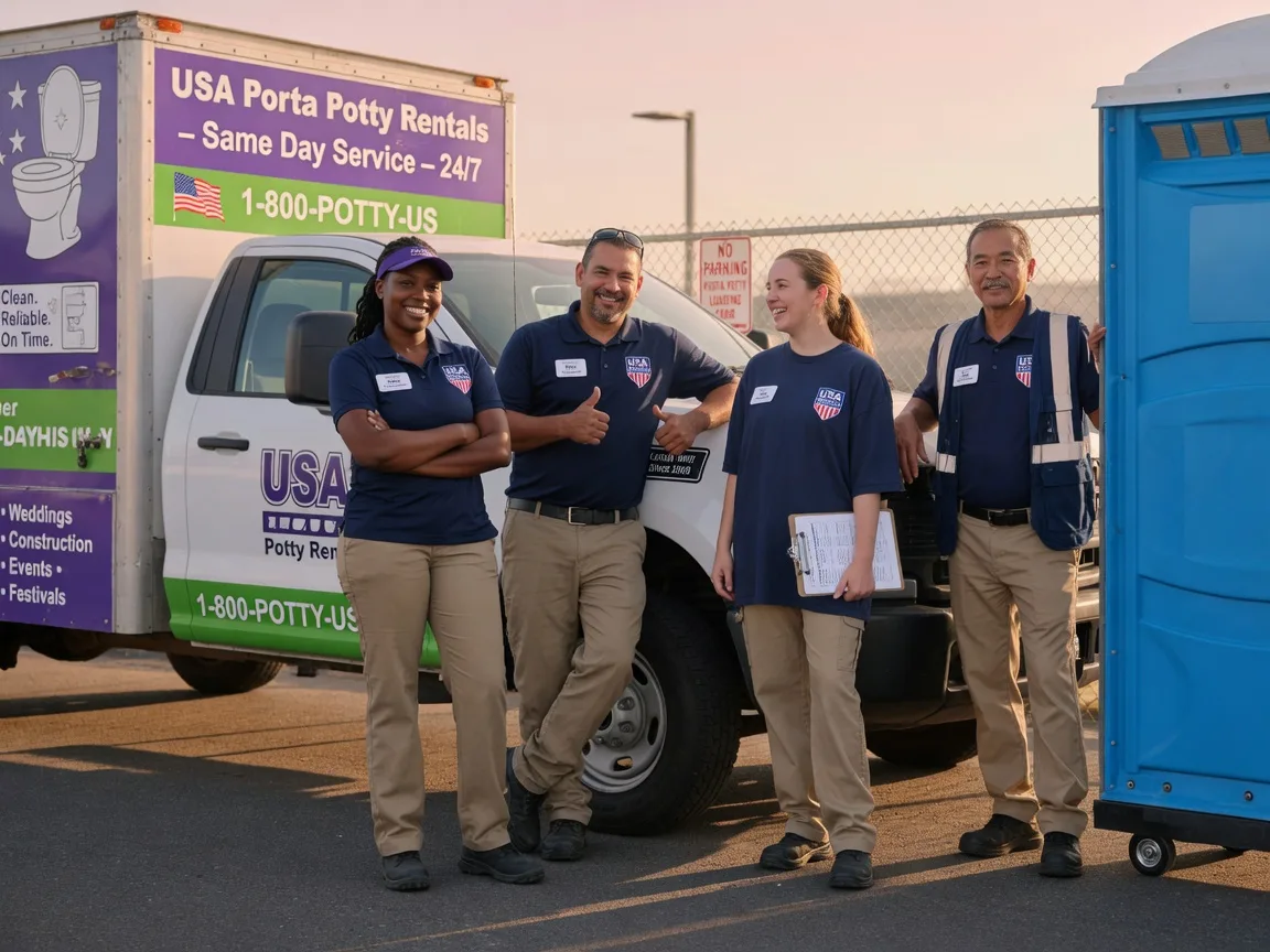 Porta Potty Rental company in Rocklin, CA